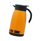 Maxbell Car Kettle Boiler 12V 24V 680ml Heated Water Cup Good Sealing Performance Orange