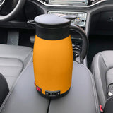 Maxbell Car Kettle Boiler 12V 24V 680ml Heated Water Cup Good Sealing Performance Orange