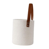 Maxbell Hanging Rope Basket Decorative Baskets for Living Room Decoration White