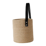 Maxbell Hanging Rope Basket Decorative Baskets for Living Room Decoration Yellow