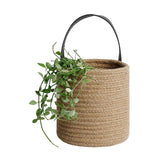 Maxbell Hanging Rope Basket Decorative Baskets for Living Room Decoration Yellow