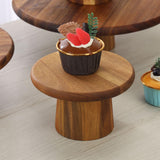 Maxbell Wood Cake Stand Kitchen Server Tray for Muffins Baking Gifts Anniversaries