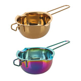Maxbell Double Boiler Melt Pot 400ml Baking Tools for Baking for Melting Chocolate Gold