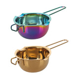 Maxbell Double Boiler Melt Pot 400ml Baking Tools for Baking for Melting Chocolate Gold