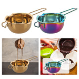 Maxbell Double Boiler Melt Pot 400ml Baking Tools for Baking for Melting Chocolate Gold
