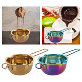 Maxbell Double Boiler Melt Pot 400ml Baking Tools for Baking for Melting Chocolate Gold