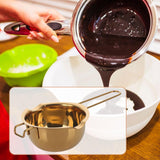 Maxbell Double Boiler Melt Pot 400ml Baking Tools for Baking for Melting Chocolate Gold