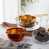 Maxbell Double Boiler Melt Pot 400ml Baking Tools for Baking for Melting Chocolate Gold