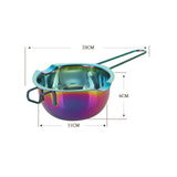 Maxbell Double Boiler Melt Pot 400ml Baking Tools for Baking for Melting Chocolate Multicolor