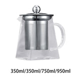 Maxbell Glass Teapot with Strainer Tea Maker Pot Jug for Iced tea Bags Hotel 350ml