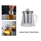 Maxbell Glass Teapot with Strainer Tea Maker Pot Jug for Iced tea Bags Hotel 350ml