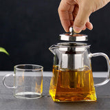Maxbell Glass Teapot with Strainer Tea Maker Pot Jug for Iced tea Bags Hotel 750ml