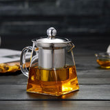 Maxbell Glass Teapot with Strainer Tea Maker Pot Jug for Iced tea Bags Hotel 750ml
