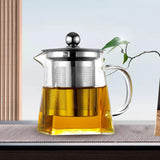 Maxbell Glass Teapot with Strainer Tea Maker Pot Jug for Iced tea Bags Hotel 750ml