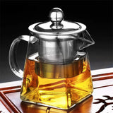 Maxbell Glass Teapot with Strainer Tea Maker Pot Jug for Iced tea Bags Hotel 750ml