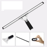 Maxbell Telescopic Rod Window Squeegee Long Handle Scrubber for Shower Door Wall Home Without Accs 1.2m