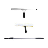 Maxbell Telescopic Rod Window Squeegee Long Handle Scrubber for Shower Door Wall Home Without Accs 2.4m