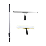 Maxbell Telescopic Rod Window Squeegee Long Handle Scrubber for Shower Door Wall Home Without Accs 2.4m