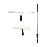 Maxbell Telescopic Rod Window Squeegee Long Handle Scrubber for Shower Door Wall Home Without Accs 2.4m
