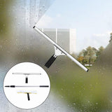 Maxbell Telescopic Rod Window Squeegee Long Handle Scrubber for Shower Door Wall Home Without Accs 2.4m