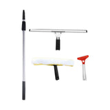 Maxbell Telescopic Rod Window Squeegee Long Handle Scrubber for Shower Door Wall Home With Accs 1.2m
