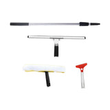 Maxbell Telescopic Rod Window Squeegee Long Handle Scrubber for Shower Door Wall Home With Accs 2.4m