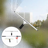 Maxbell Telescopic Rod Window Squeegee Long Handle Scrubber for Shower Door Wall Home With Accs 2.4m