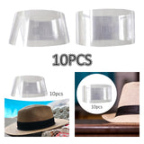 Maxbell 10Pcs Lightweight Wide Brim Hat Stand Holder Hat Support Cowbody Hat Fedora Conical