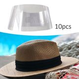 Maxbell 10Pcs Lightweight Wide Brim Hat Stand Holder Hat Support Cowbody Hat Fedora Conical