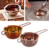 Maxbell Stainless Steel Double Boiler Metls Pot 400ml for Melting Chocolate Sturdy A