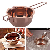 Maxbell Stainless Steel Double Boiler Metls Pot 400ml for Melting Chocolate Sturdy A