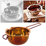 Maxbell Stainless Steel Double Boiler Metls Pot 400ml for Melting Chocolate Sturdy B