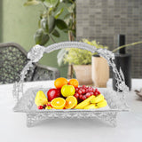 Maxbell Fruit Tray Multifunctional Farmhouse Decor Serving Tray for Wedding Holiday