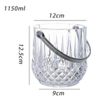 Maxbell Portable Ice Bucket Champagne Beer Wine Chiller for Restaurant Bar Home 1.1L