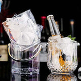 Maxbell Portable Ice Bucket Champagne Beer Wine Chiller for Restaurant Bar Home 1.1L