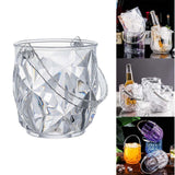 Maxbell Portable Ice Bucket Champagne Beer Wine Chiller for Restaurant Bar Home 1.2L