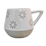 Maxbell 400ml Coffee Cup Drinking Cups Espresso Mug Retro for Yogurt Office Travel Flower