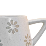 Maxbell 400ml Coffee Cup Drinking Cups Espresso Mug Retro for Yogurt Office Travel Flower