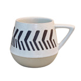 Maxbell 400ml Coffee Cup Drinking Cups Espresso Mug Retro for Yogurt Office Travel arrows