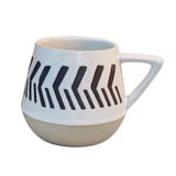 Maxbell 400ml Coffee Cup Drinking Cups Espresso Mug Retro for Yogurt Office Travel arrows