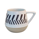 Maxbell 400ml Coffee Cup Drinking Cups Espresso Mug Retro for Yogurt Office Travel arrows