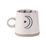 Maxbell 400ml Coffee Cup Drinking Cups Espresso Mug Retro for Yogurt Office Travel star A