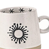 Maxbell 400ml Coffee Cup Drinking Cups Espresso Mug Retro for Yogurt Office Travel star B