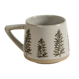 Maxbell 400ml Coffee Cup Drinking Cups Espresso Mug Retro for Yogurt Office Travel tree