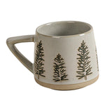 Maxbell 400ml Coffee Cup Drinking Cups Espresso Mug Retro for Yogurt Office Travel tree