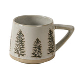 Maxbell 400ml Coffee Cup Drinking Cups Espresso Mug Retro for Yogurt Office Travel tree