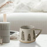 Maxbell 400ml Coffee Cup Drinking Cups Espresso Mug Retro for Yogurt Office Travel tree