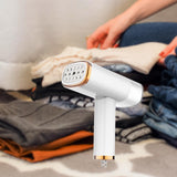 Maxbell Mini Ironing Machine 1000W Foldable Quick Heat up for Fabric Clothes Travel White