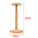 Maxbell Tabletop Hat Stand Baseball Hat Display Freestanding for Clothing Store Shop Wood L