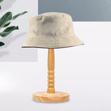 Maxbell Tabletop Hat Stand Baseball Hat Display Freestanding for Clothing Store Shop Wood L